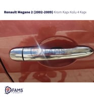 Renault Megane 2 Krom Kapı Kolu 4 Kapı 2002-2009 P. Çelik