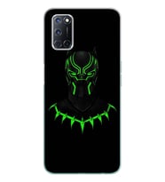 Black Panter Tasarım Süper Şeffaf Silikon Telefon Kılıfı Oppo A52-A72