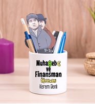 Muhasebe ve Finansman Öğretmeni Seramik Kalemlik