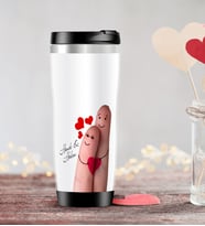 BK Gift Kişiye Özel Sevgililer Günü Temalı Çelik Termos Bardak - 86
