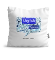 BK Gift Kişiye Özel İngilizce Öğretmeni  Yastık  4