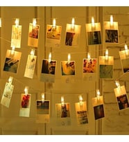 10 lu Gün Işığı Ledli Fotoğraf Mandalları ve 20 adet polo kart baskı