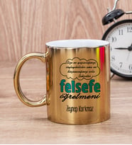 Felsefe Öğretmeni Gold Kupa Bardak
