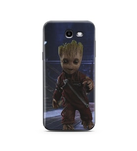 Baby Groot Tasarım Süper Şeffaf Silikon Telefon Kılıfı Samsung J3 Prime