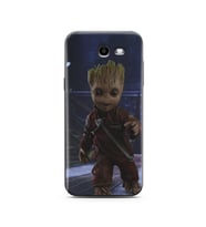Baby Groot Tasarım Süper Şeffaf Silikon Telefon Kılıfı Samsung J3 Prime