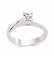 Tektaş Pırlanta Yüzük 0,32 CT H-VS 4.35 Gram 18 Ayar Altın