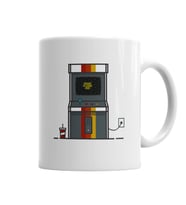 Fliperama Atari Kupa Bardak Porselen