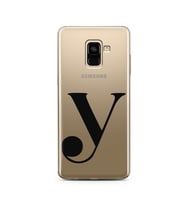 Samsung A8 Plus Harf Tasarımlı Telefon Kılıfı Y-Harfi 