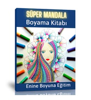 Süper Mandala Boyama Kitabı