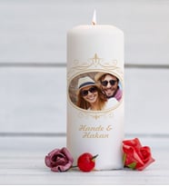BK Gift Kişiye Özel İsimli Fotoğraflı Mum - 3