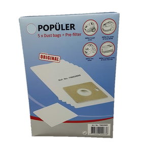 NILFISK Action Plus Parquet Süpürge Toz Torbası(5 Adet) Uyumlu