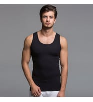 Thermoform Bambu Erkek Atlet Siyah