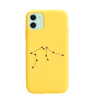 Kova Burcu (Aquario) Yıldız Haritası Tasarımlı Kılıf iPhone 11 