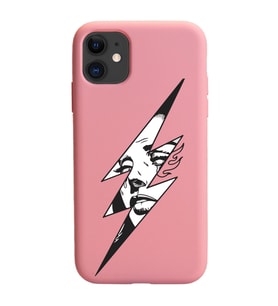 Iphone 11 Flash Tasarımlı Pudra Lansman Telefon Kılıfı