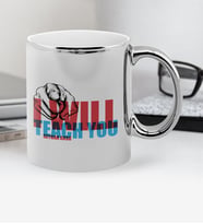 BK Gift Kişiye Özel İngilizce Öğretmeni Krom Kupa Bardak - 2