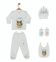 Pia Baby GL 1903-05 İsme Özel Beşli Zıbın Set