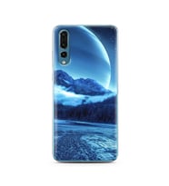 Kış Tasarımlı Süper Şeffaf Silikon Telefon Kılıfı Huawei P20 Pro  