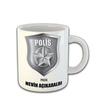 Kişiye Özel Polis Temalı Kupa Bardak 81474
