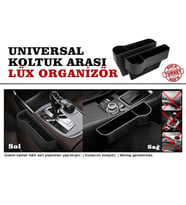 Koltuk Arası Lüx Bardaklık Organizer 2 Adet Fiyatıdır (Siyah)