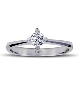 Lova F Renk 0,24 Karat Pırlanta Tektaş Yüzük - 1050140