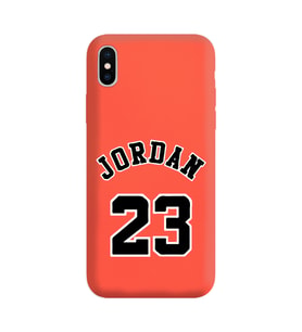 Iphone Xs Air Jordan Tasarımlı Turuncu Lansman Telefon Kılıfı