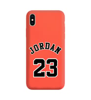 Iphone Xs Air Jordan Tasarımlı Turuncu Lansman Telefon Kılıfı