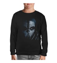 Call of Duty - Ghosts Mask Siyah Çocuk Sweatshirt