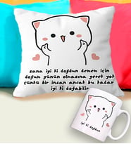 Iyi Ki Doğdun Doğum Günü Yastık & Kupa