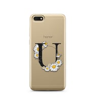 Papatya Harf Tasarım Süper Şeffaf Silikon Telefon Kılıfı Huawei Honor 7s-Y5 (201