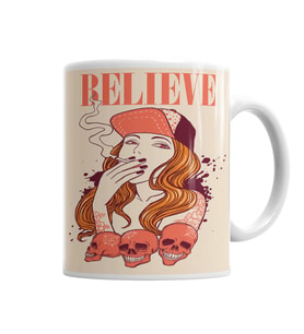 Believe Kupa Bardak Porselen