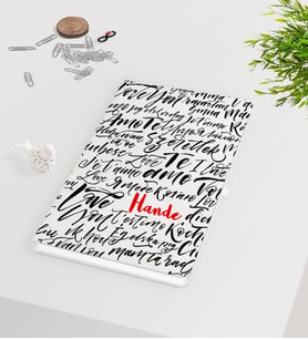 BK Gift Kişiye Özel Sevgililer Günü Beyaz Defter-71