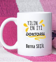 Yılın En İyi Doktoru Tasarımlı Doktora Doktor Kupa Bardak