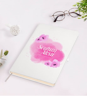 BK Gift Kişiye Özel Kadınlar Günü Tasarımlı Beyaz Defter-12