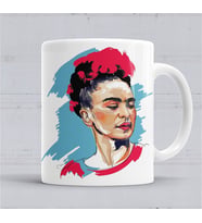 Frida  Kahlo  Kupa Bardak Porselen