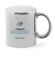 BK Gift Kişiye Özel Mesleki Otomotiv Mühendisi Krom Kupa Bardak  1