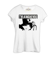 Talkingheads - Mikrofon Beyaz Kadın Tshirt