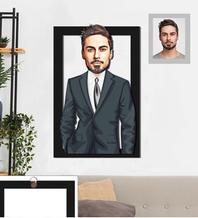Kişiye Özel Kolay Yetişmiyor Karikatürlü 3D Ahşap Tablo 30x47 Model-1