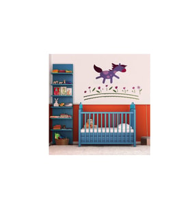 DUVAR ÇIKARTMA STICKER DEKORATİF DUVAR KAĞIDI,SÜS KÜÇÜK AT DESENLİ PVC 70X50X0,5CM