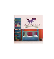 DUVAR ÇIKARTMA STICKER DEKORATİF DUVAR KAĞIDI,SÜS KÜÇÜK AT DESENLİ PVC 70X50X0,5CM