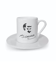 Kişiye Özel Kemal Atatürk İmzalı Kahve Fincanı 1
