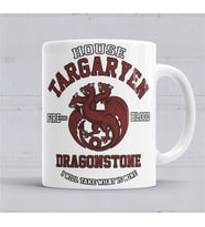 Game of Thrones House Targaryen Kupa Bardak Porselen