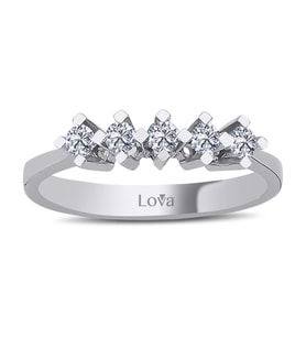 Lova G Renk 0,23 Karat Pırlanta Beştaş Yüzük - 1070085