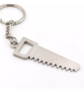 ODUN TESTERESİ ŞEKİLLİ METAL ANAHTARLIK KC515