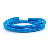 MAVİ HALAT SARMA BEYAZ MIKNATISLI KLİPS ERKEK BİLEKLİK BT590