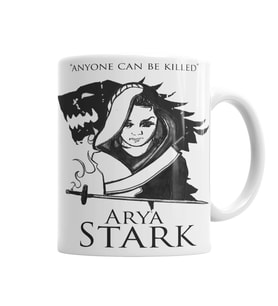 Arya Stark  Kupa Bardak Porselen
