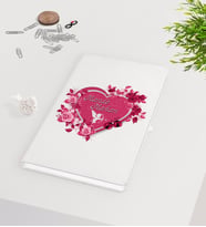 BK Gift Kişiye Özel Sevgililer Günü Beyaz Defter-3