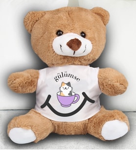 Gülümse Temalı Peluş Ayıcık 23 Cm 82214