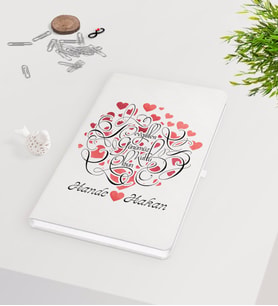 BK Gift Kişiye Özel Sevgililer Günü Beyaz Defter-1
