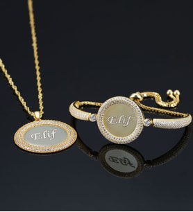 Else Silver Kişiye Özel Kolye Bileklik Gümüş Kombin