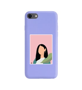 Mor Lansman Kılıf iPhone 8